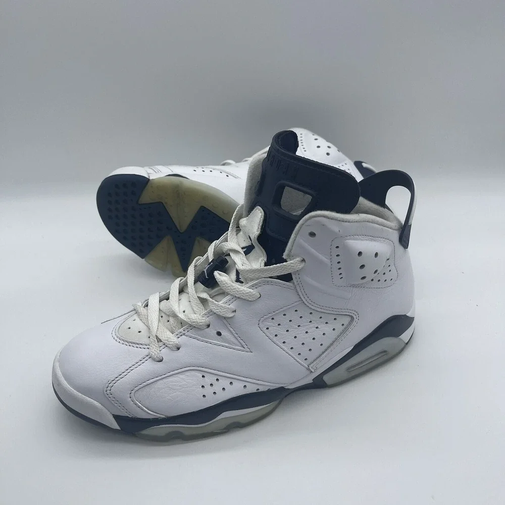 Nike CT8529-141 Air Jordan 6 Retro Men's Size 9.5 'Midnight Navy' Sneakers LEGIT